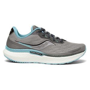 SAUCONY WOMEN'S TRIUMPH 19 RUNNING SHOE, ALLOY/POWDER, 8